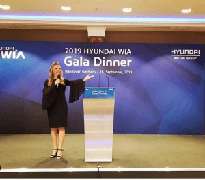 Hyundai IAA offizielle Eröffnung des Messestandes Emo 2019 Hannover Messe Moderation, Veranstaltungsmoderation, opening, englische Moderation, presenter, host, mc, master of ceremonies, automotive