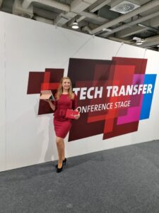 Hannover Messe tech transfer stage Hermes Award 2022 Janine Mehner